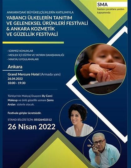 Azərbaycanın Türkiyədəki Səfirliyi SMA xəstələrinə yardım üçün festivalda iştirak etdi