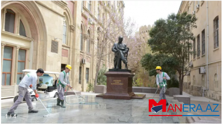 Bakıda "Təmiz heykəl" layihəsinə start verilib
