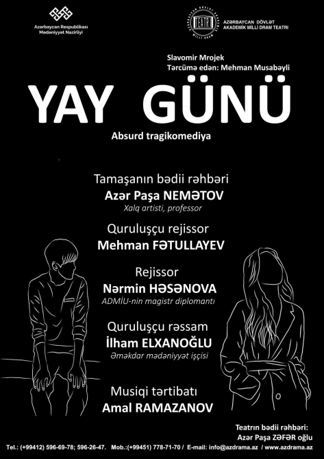 Milli Dram Teatrında yeni premyera - Fotolar Milli Dram Teatrında yeni premyera - Fotolar