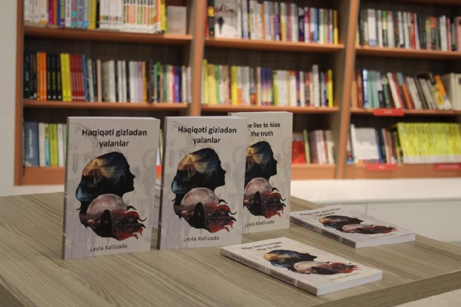 14 yaşlı qızın kitabı təqdim olunub - Foto