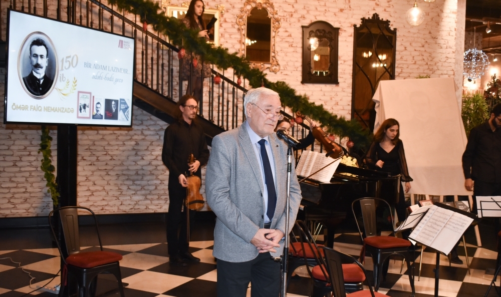 Ömər Faiq Nemanzadənin 150 illiyinə həsr olunan ədəbi-bədii gecə keçirilib