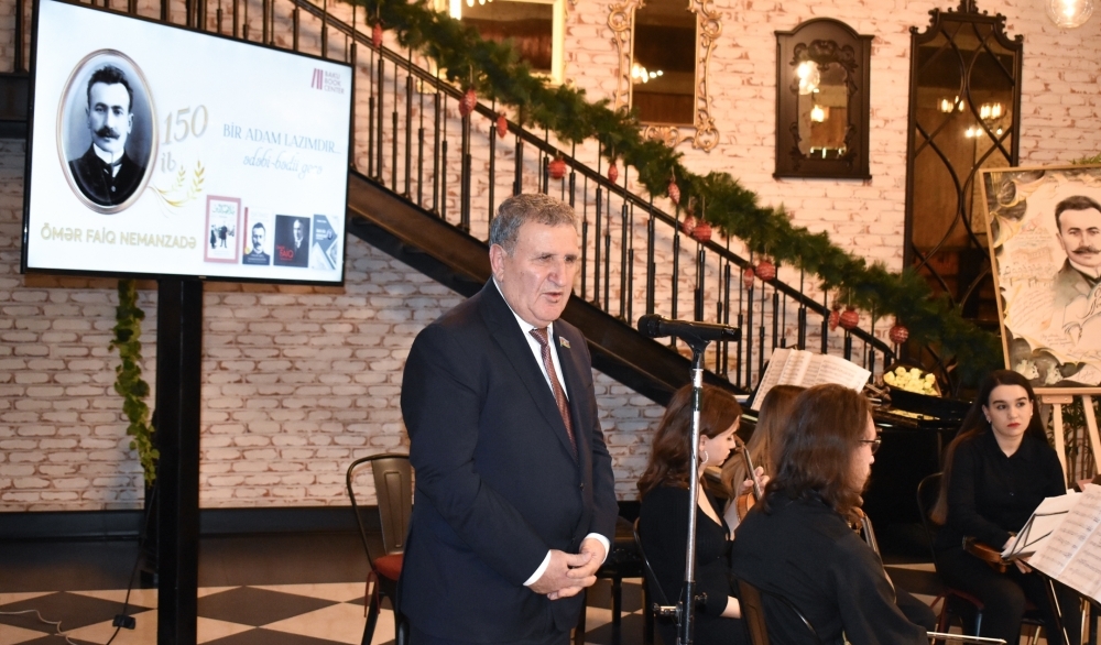 Ömər Faiq Nemanzadənin 150 illiyinə həsr olunan ədəbi-bədii gecə keçirilib