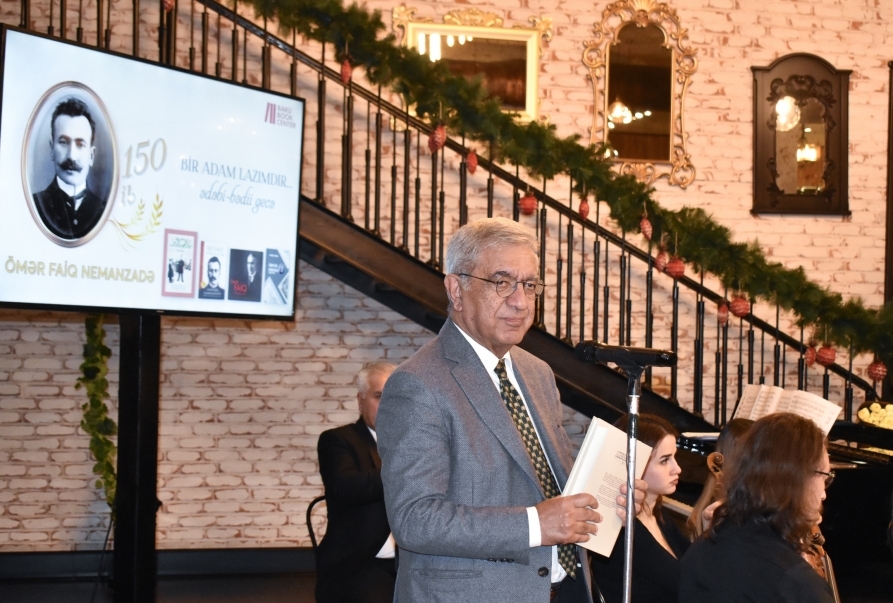 Ömər Faiq Nemanzadənin 150 illiyinə həsr olunan ədəbi-bədii gecə keçirilib