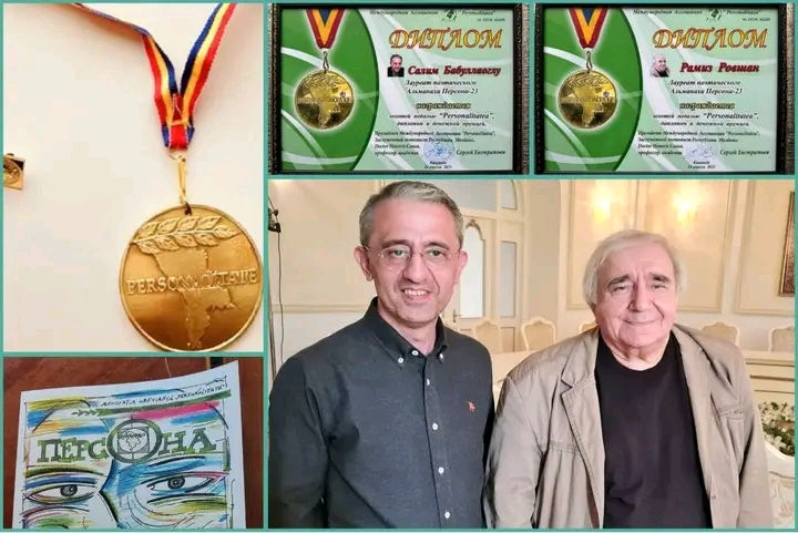 Azərbaycanlı şairlər Moldovanın “Personalite” Qızıl Medalı ilə təltif edilib