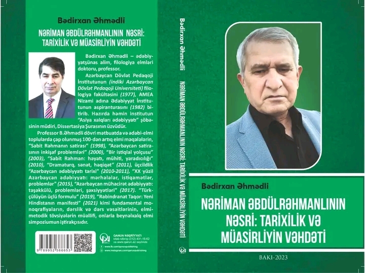 Sənətkarlıq və yazıçılıq missiyası - Bədirxan Əhmədli yazır..