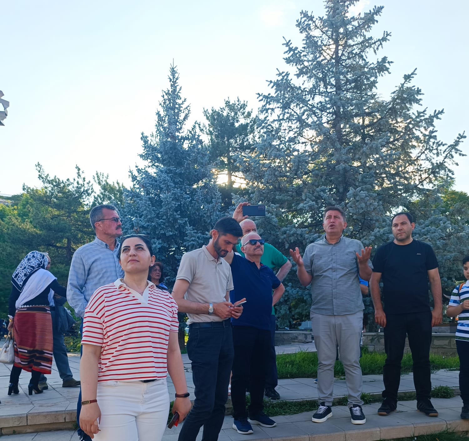 Jurnalistlər Aksarayda bir araya gəldilər- Fotolar