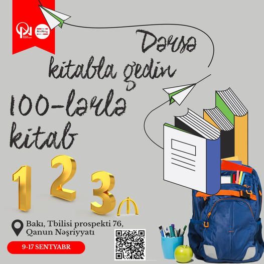 Bakıda sərgi: “Dərsə kitabla gedin”