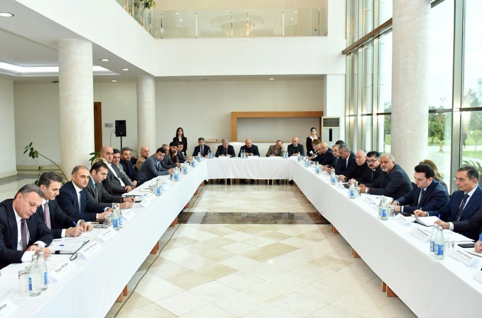 Bölgələrdəki teatrların fəaliyyətinə həsr olunan müşavirə - Fotolar