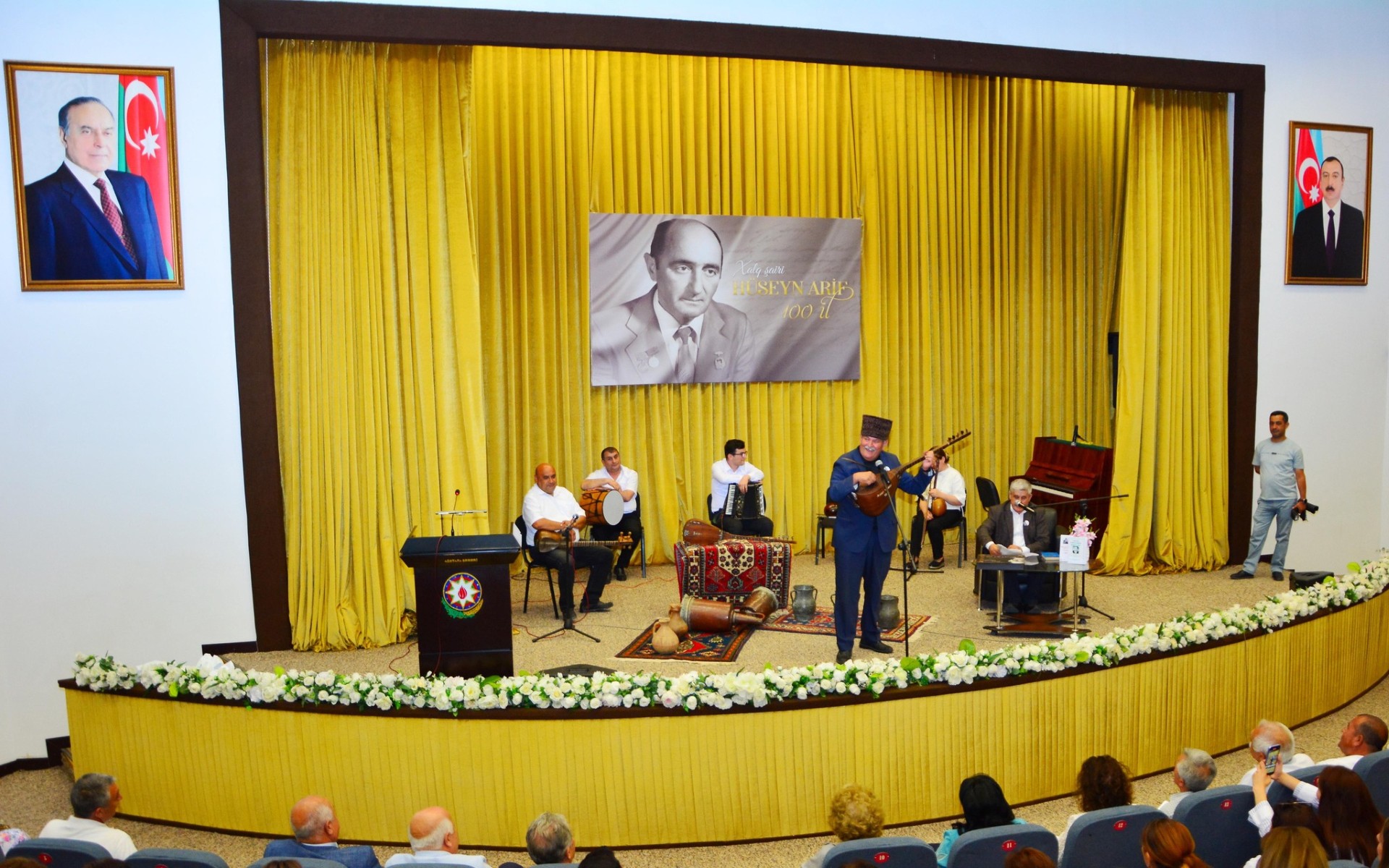 Ağstafada Hüseyn Arifin 100 illik yubileyi keçirildi - Fotolar