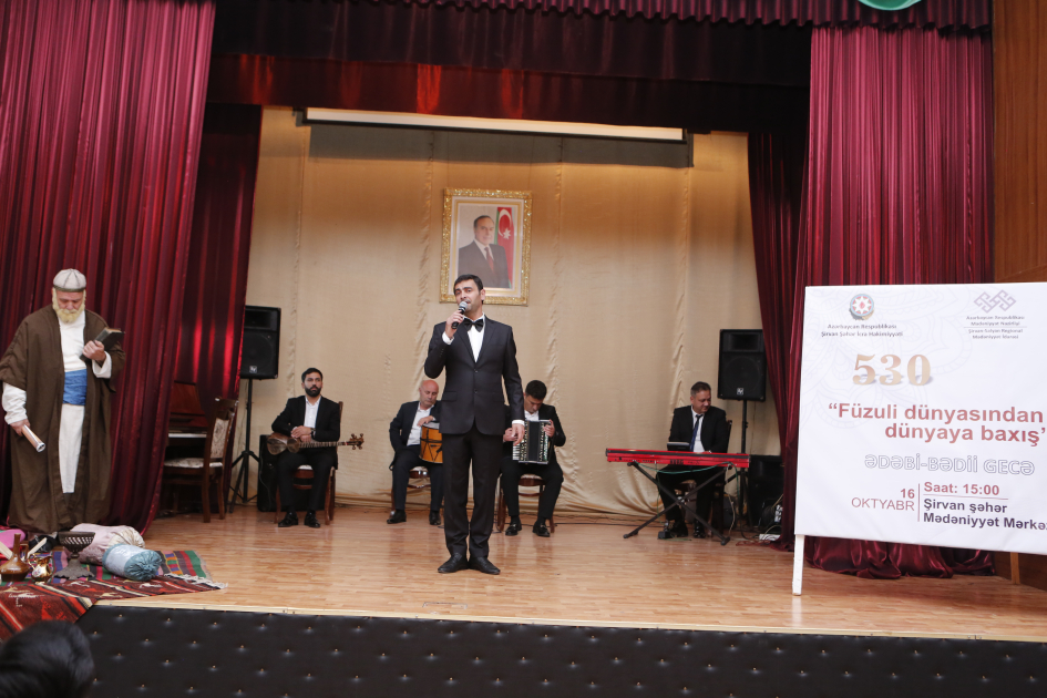 Şirvanda Füzulinin 530 illiyi qeyd edilib - Fotolar