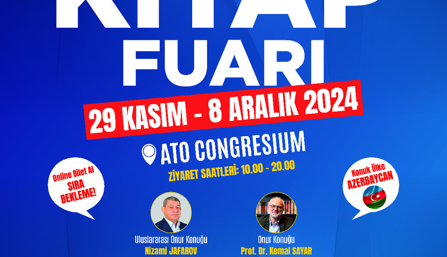 21-ci Ankara Kitab Sərgi-Yarmarkasında Azərbaycan təmsil olunacaq