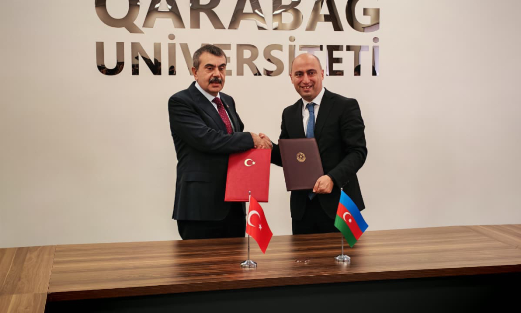Türkiyənin milli təhsil naziri Qarabağ Universitetində