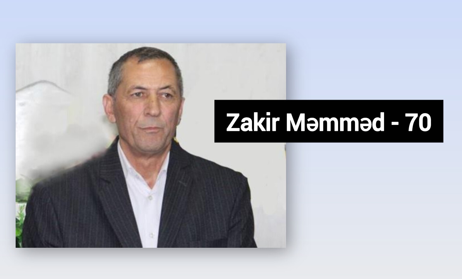 Zakir Məmməd: Əyalətin şah sözü