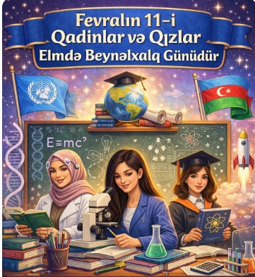 Qadınlar və Qızlar Elmdə Beynəlxalq Gününün məqsədi... -