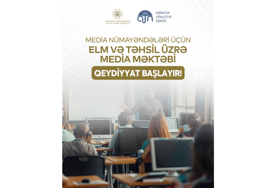 Jurnalistlər üçün elm və təhsil üzrə media məktəbi fəaliyyətə başlayır