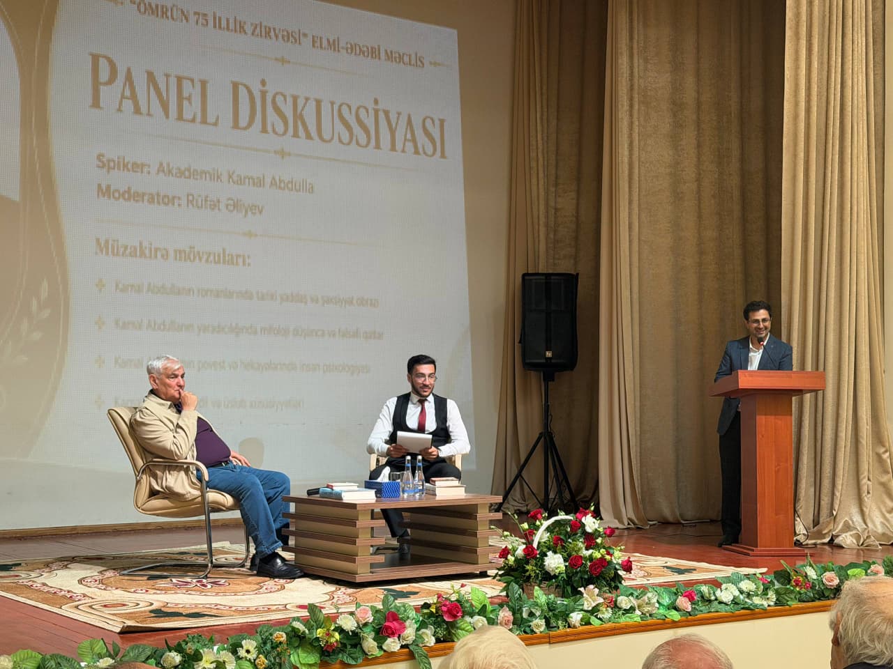 Şağanda Xalq yazıçısı Kamal Abdullanın yubileyi qeyd olunub
