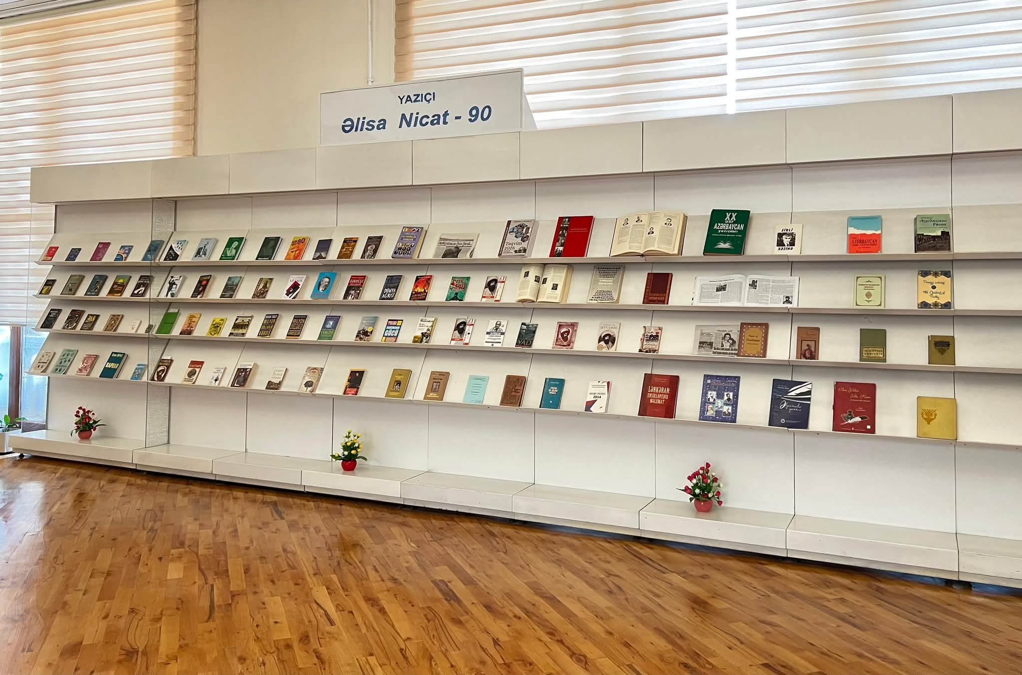 “Yazıçı, Əlisa Nicat - 90” adlı kitab sərgisi təqdim olunub