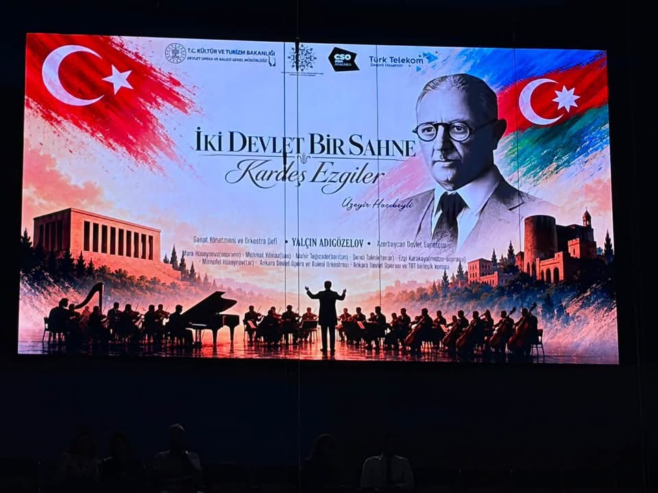 Ankarada Üzeyir Hacıbəylinin xatirəsinə həsr olunmuş konsert proqramı təqdim edilib